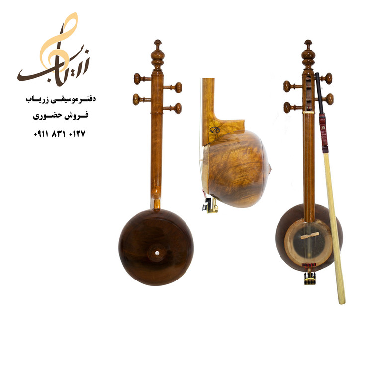 کمانچه عباس با کیس تک رنگ