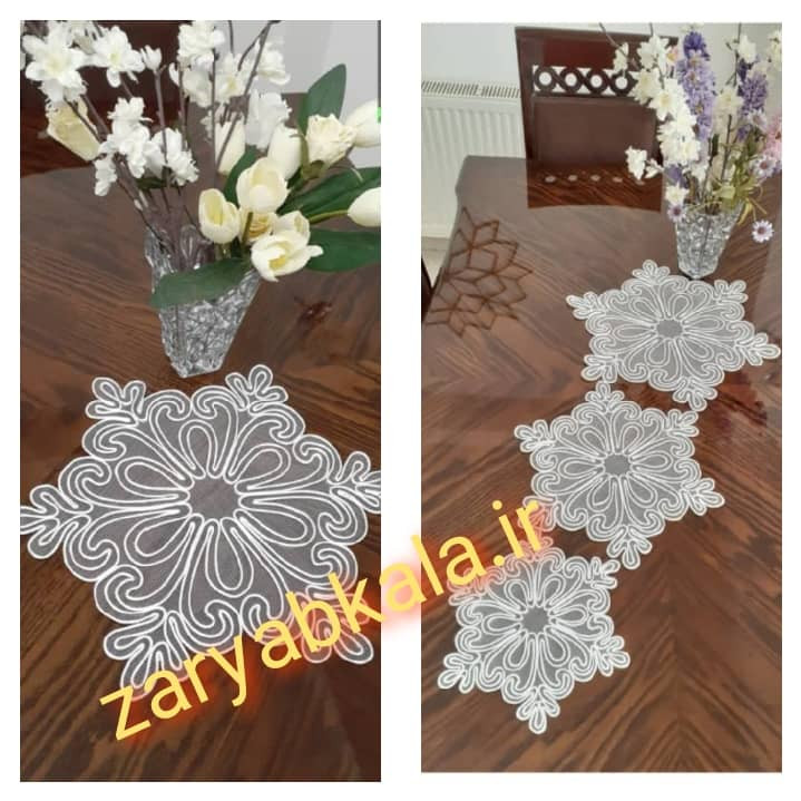 ست سه تکه رو میزی طرح 1