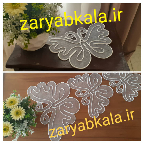 ست سه تکه رو میزی قیطان دوزی