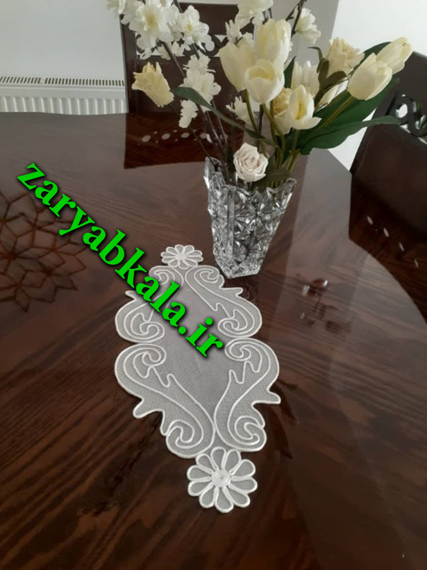 رومیزی تک قیطان دوزی