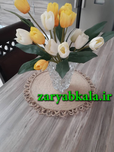 زیر بشقابی نخ کنف