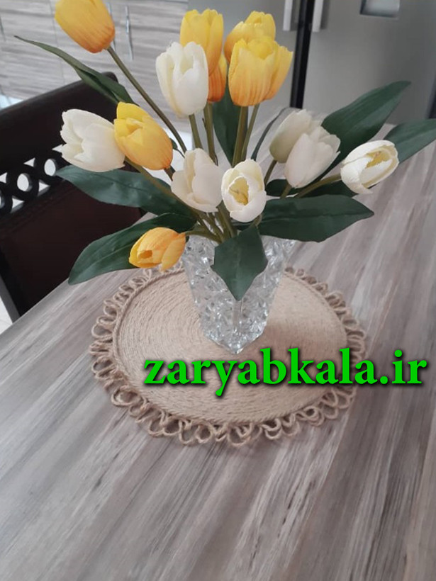 زیر بشقابی نخ کنف